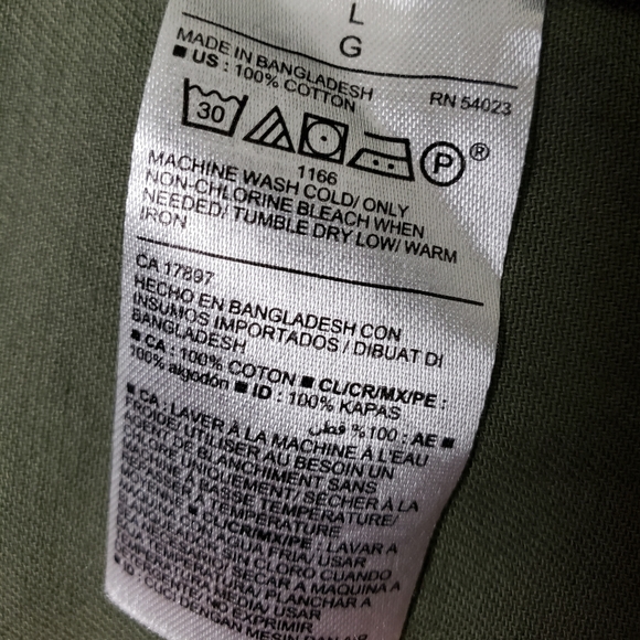 Men's Old Navy Oversized Cotton Shirt Jacket - Picture 8 of 15